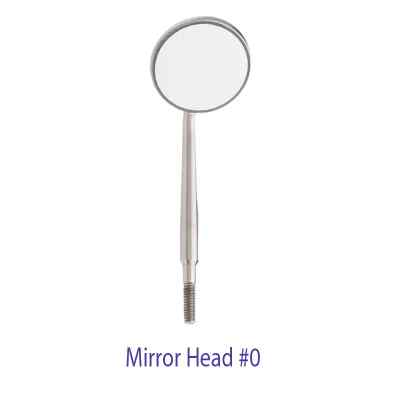 Zirc Crystal HD SS Mouth Mirror Heads Zirc Crystal HD SS Mouth Mirror Heads