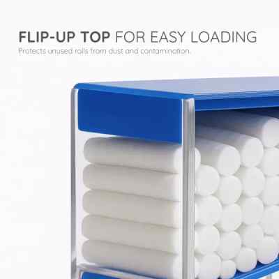 Green Guava Cotton Roll Dispenser-Press Type