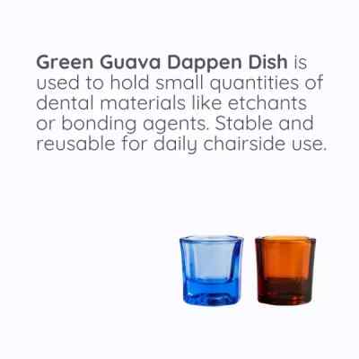 Green Guava Dappen Dish - glass (Pack of 2)