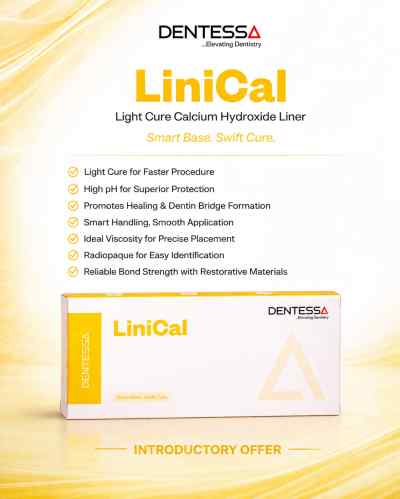 Dentessa LiniCal-(Light cure calcium hydroxide liner)