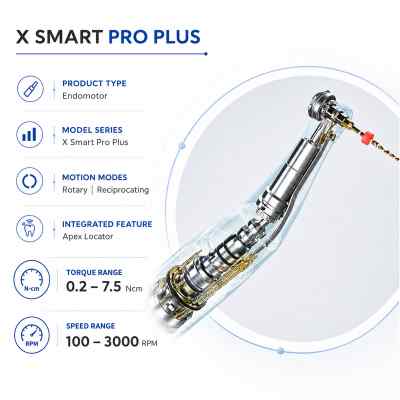 Dentsply X-Smart Pro Plus Endomotor with Integrated Apex Locator