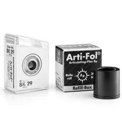 Bausch Arti-Fol Dental Articulating Flim Ultra Thin - 8µ Microns Width 22 mm - 20 Mts. Bausch Arti-Fol Dental Articulating Flim Ultra Thin - 8µ Microns Width 22 mm - 20 Mts.