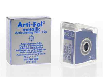 Bausch Dental Arti Fol Metallic Shimstock Flim 12µ Microns Bausch Dental Arti Fol Metallic Shimstock Flim 12µ Microns