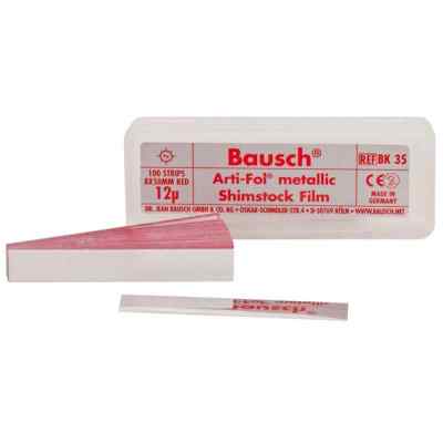 Bausch Dental Arti Fol Metallic Shimstock Flim 12µ Microns Bausch Dental Arti Fol Metallic Shimstock Flim 12µ Microns