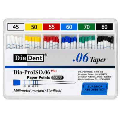 Diadent Paper Point Special Tapered 6% Diadent Paper Point Special Tapered 6%