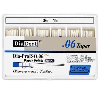 Diadent Paper Point Special Tapered 6% Diadent Paper Point Special Tapered 6%
