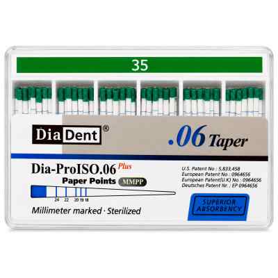 Diadent Paper Point Special Tapered 6% Diadent Paper Point Special Tapered 6%
