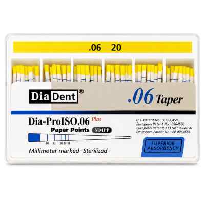 Diadent Paper Point Special Tapered 6% Diadent Paper Point Special Tapered 6%