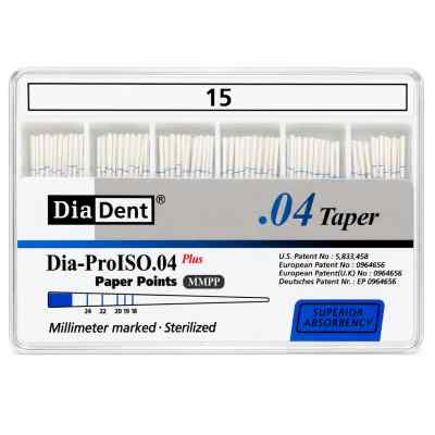 Diadent Paper Point Special Tapered 4% Diadent Paper Point Special Tapered 4%