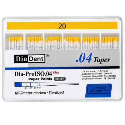 Diadent Paper Point Special Tapered 4% Diadent Paper Point Special Tapered 4%