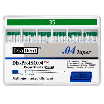 Diadent Paper Point Special Tapered 4% Diadent Paper Point Special Tapered 4%