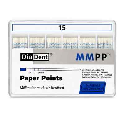Diadent Paper Points Millimeter Marked - 2% Diadent Paper Points Millimeter Marked - 2%