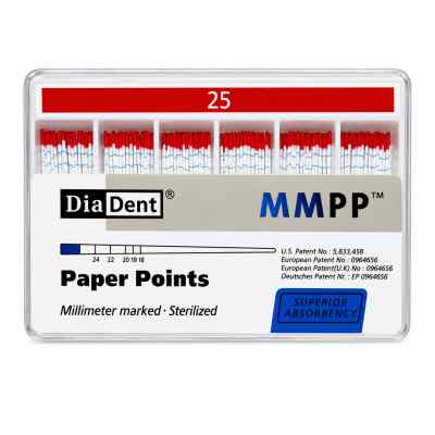Diadent Paper Points Millimeter Marked - 2% Diadent Paper Points Millimeter Marked - 2%