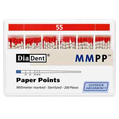 Diadent Paper Points Millimeter Marked - 2% Diadent Paper Points Millimeter Marked - 2%