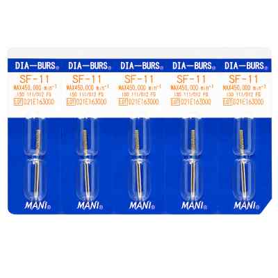 Mani Diamond Airotor Burs - Straight Flat End / Sf Series Mani Diamond Airotor Burs - Straight Flat End / Sf Series