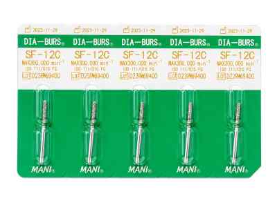 Mani Diamond Airotor Burs - Straight Flat End / Sf Series Mani Diamond Airotor Burs - Straight Flat End / Sf Series