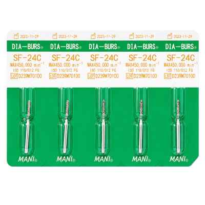 Mani Diamond Airotor Burs - Straight Flat End / Sf Series Mani Diamond Airotor Burs - Straight Flat End / Sf Series