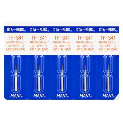 Mani Diamond Airotor Burs - Taper Flat End / Tf Series (Pack of 5) Mani Diamond Airotor Burs - Taper Flat End / Tf Series (Pack of 5)