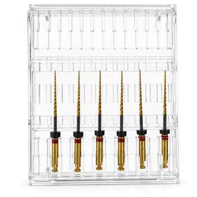 Micro Mega Hero Gold Rotary Files -21mm 6% #25 (Pack of 6)