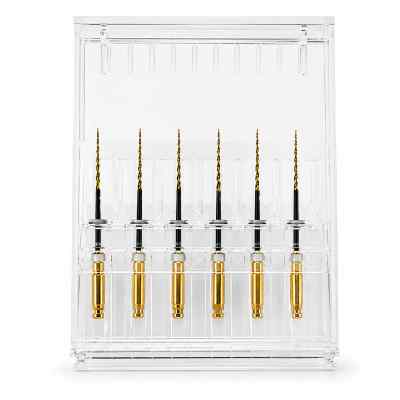 Micro Mega Hero Gold Rotary Files -21mm 4% #17 (Pack of 6)