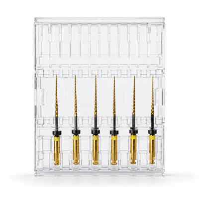 Micro Mega Hero Gold Rotary Files -21mm 4% #20 (Pack of 6)