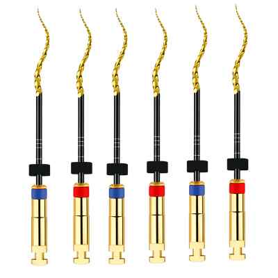 Micro Mega Hero Gold Rotary Files -25mm (Pack of 6) Micro Mega Hero Gold Rotary Files -25mm (Pack of 6)