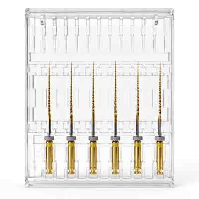 Micro Mega Hero Gold Rotary Files -25mm (Pack of 6) Micro Mega Hero Gold Rotary Files -25mm (Pack of 6)
