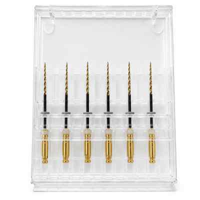 Micro Mega Hero Gold Rotary Files -25mm (Pack of 6) Micro Mega Hero Gold Rotary Files -25mm (Pack of 6)