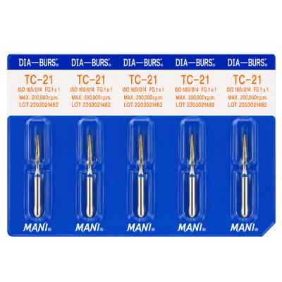 Mani Diamond Airotor Burs - Tc-21