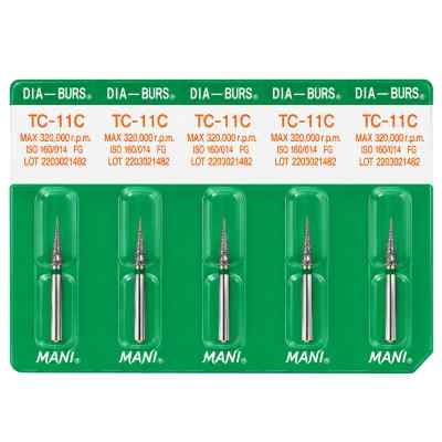 Mani Diamond Airotor Burs - TC-11C