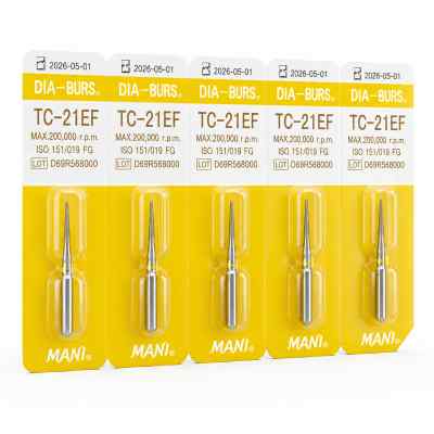 Mani Diamond Airotor Burs - Tc-21Ef