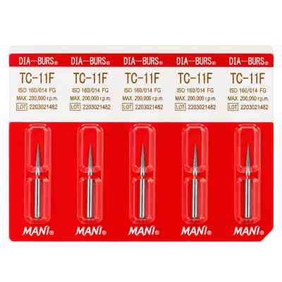 Mani Diamond Airotor Burs - Tc-11F