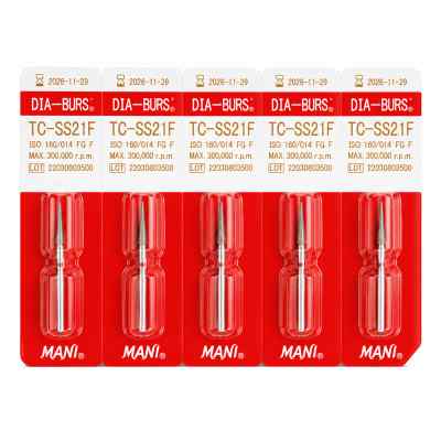 Mani Diamond Airotor Burs - Tc-Ss21F