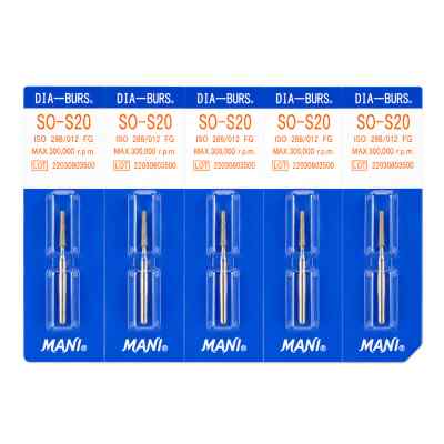 Mani Diamond Airotor Burs - So-S20