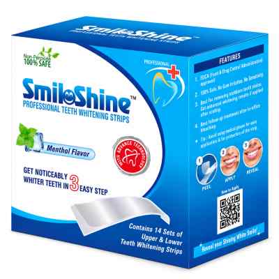 SmiloShine Professional Teeth Whitening Strips - Box of 14 Sets SmiloShine Professional Teeth Whitening Strips - Box of 14 Sets