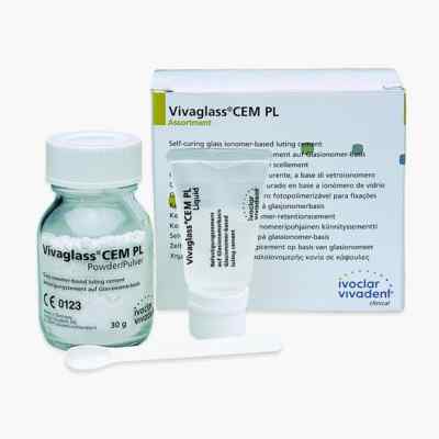 Ivoclar Vivaglass Cem GIC Powder/Liuqid Assortment Kit Ivoclar Vivaglass Cem GIC Powder/Liuqid Assortment Kit