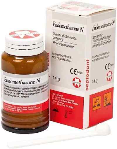 Septodont Endomethasone N ( Liquid+Powder ) ZOE Based Root Canal Sealer