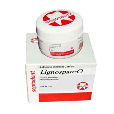 Septodont Lignospan-O Anaesthetic Ointment (Jar of 35g)