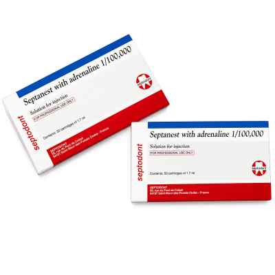 Septodont Septanest 4% Articaine With 1:100,000 Epinephrine