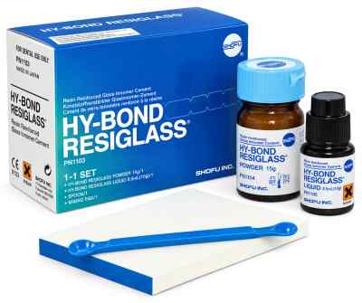 Shofu Hy-Bond Resiglass Resin Modified Glass Ionomer Luting Cement (Luting)