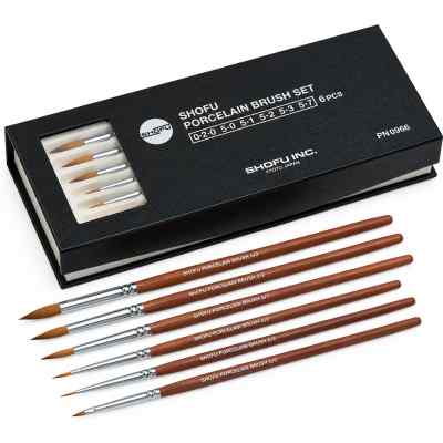 Shofu Porcelain Brushes Set of 6