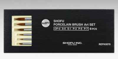 Shofu Porcelain Brushes Set of 6