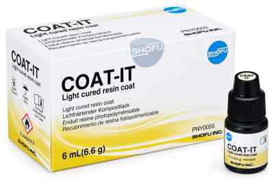 Shofu Coat-It Resin Coat 6ml Light Cured Resin Bond Shofu Coat-It Resin Coat 6ml Light Cured Resin Bond