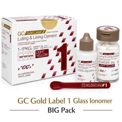 GC Gold Label 1 Luting & Lining Glass Ionomer Cement GC Gold Label 1 Luting & Lining Glass Ionomer Cement