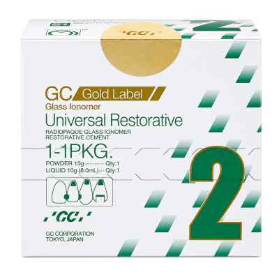 GC Gold Label 2 Big Glass Ionomer Restorative Cement GC Gold Label 2 Big Glass Ionomer Restorative Cement